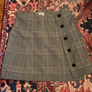 Sunday Best grey plaid skirt